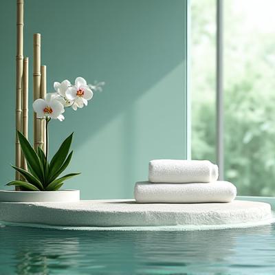 Tranquil spa room